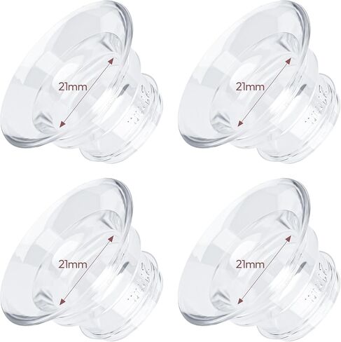 Flange Inserts 4PCS 24mm for 28mm Flanges of Most Pumps, BPA Free Silicone Flange Inserts, Breastfeeding Pump Accessories in Saudi Arabia