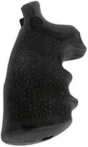 Hogue مطاط قبضة S&W N مستديرة بعقب تحويل نمط مطاط Monogrip، أسود - 25002 in Kuwait