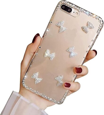 LCHDA Bling Diamond Case for Google Pixel 10 Pro XL, Glitter Clear Crystal Bright Full Diamonds Luxury Sparkle Rhinestone Bumper Women Girls Protective Phone Case Cover - White in Saudi Arabia