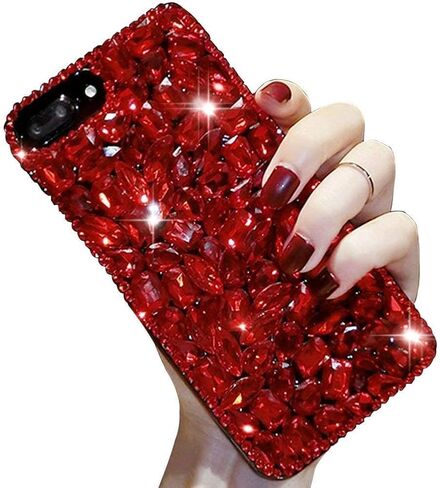 LCHDA Bling Diamond Case for Google Pixel 10 Pro XL, Glitter Clear Crystal Bright Full Diamonds Luxury Sparkle Rhinestone Bumper Women Girls Protective Phone Case Cover - White in Saudi Arabia