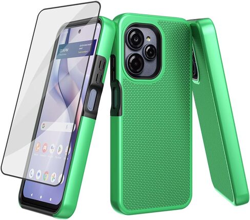 حافظة Ailiber لـ BLU View Speed ​​Ultra B1660V، واقي شاشة BLU Speed ​​Ultra، طبقة مزدوجة مقاومة للصدمات، مصد من السيليكون غير قابل للانزلاق، غطاء هاتف متين عالي التحمل - أسود in Saudi Arabia