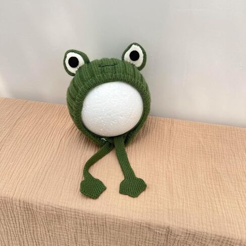 قبعة شتوية للأطفال من Keepersheep مع قبعة أذن للفتيات من Pompom Beanie محبوكة للأطفال الأولاد والبنات in Kuwait