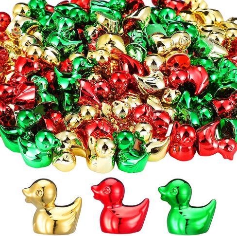 100 Pcs Shiny Valentines Day Mini Duck Figures Colorful Valentines Day Duck Decor Micro Landscape Aquarium Garden Hide and Seek Decoration Charm for Party Gift(Red, Fuchsia and Pink) in Saudi Arabia