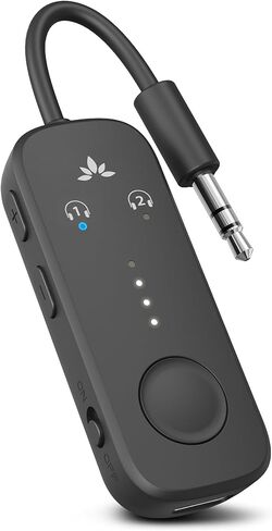 Avantree Relay & SoundJet R1 - Premium Airplane Bluetooth Adapter with Advanced Qualcomm Chipset, 2 Headphones Support, 25hrs Play Time, aptX Adaptive & HD Audio Transmitter for Airpods, Bose & Travel in Saudi Arabia