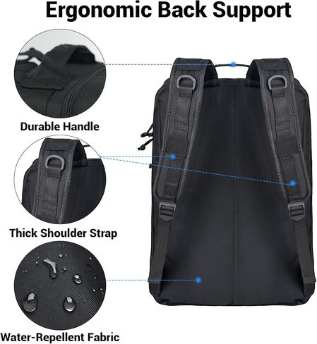 Military Backpack for Men, 35L Tactical Backpack with Laptop Compartment for Hiking Camping Travel and Daily Commutes（black） in Saudi Arabia