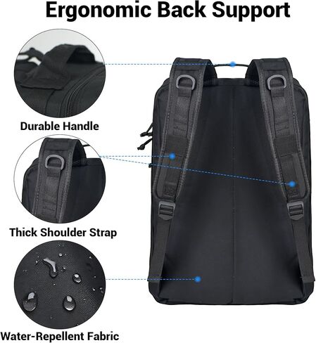 Military Backpack for Men, 35L Tactical Backpack with Laptop Compartment for Hiking Camping Travel and Daily Commutes（black） in Saudi Arabia
