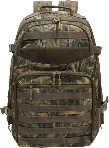 Tactical Hunting Back pack for Men,Military Molle Backpack,Assault Pack,37L EDC Hiking & Motorcycle Backpack (Aquatic Camouflage) in Kuwait