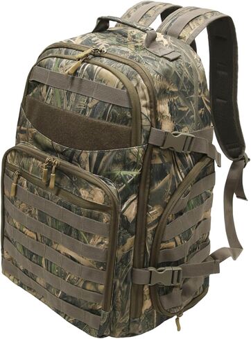 Tactical Hunting Back pack for Men,Military Molle Backpack,Assault Pack,37L EDC Hiking & Motorcycle Backpack (Aquatic Camouflage) in Kuwait