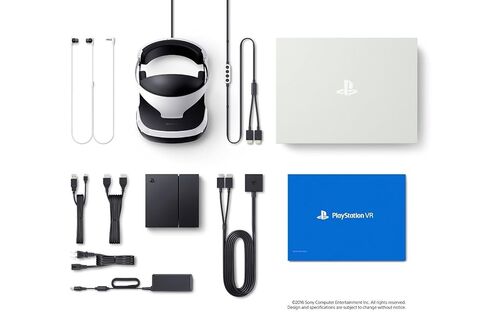حزمة تشغيل PlayStation VR المكونة من 4 عناصر: سماعة رأس VR، وحدة تحكم الحركة، مستشعر حركة كاميرا PlayStation، PlayStation 4 in Saudi Arabia