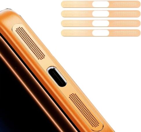 شبكة معدنية مقاومة للغبار لهاتف iPhone 17 Pro Max، فتحة سماعة الأذن وواقي شبكي مضاد للغبار مناسب فقط لهاتف iPhone 17 Pro Max 6.9 بوصة - فضي 4 قطع in Saudi Arabia