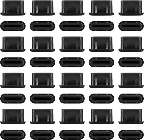 20 قطعة من سدادات الغبار USB C، سدادات مضادة للغبار من النوع C، غطاء غبار USB-C غطاء منفذ سيليكون من النوع C، قابس واقي منفذ الشحن مع فرشتي تنظيف in Kuwait