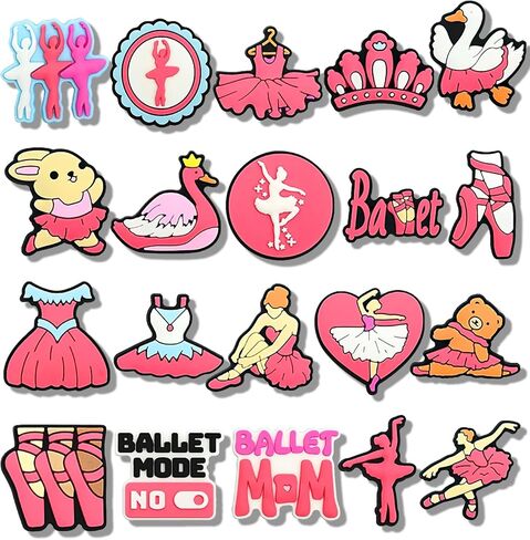 16Pcs Soccer Girls Shoe Charms, Ideal Gift for Soccer Lovers, Soccer Sports Shoe Decoration Charm Accessories for Girls Adult Women in Saudi Arabia