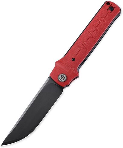 Petrified fish PFB04 Tena Folding Knife, 3.82" D2 Steel Satin Blade G10 Handle Pocket Folding knife for EDC Camping Outdoor (Gray Satin) in Saudi Arabia