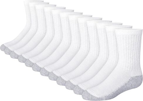 Hanes boys Ankle Socks, 14 Pairs, Stretch-cotton Socks for Boys, Moisture-wicking, Cushioned in Saudi Arabia