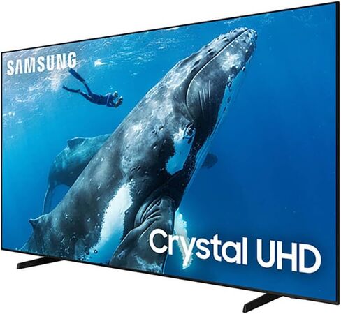 Samsung 98 Inch Class Crystal UHD 4K Smart TV with HDR, PurColor, Motion Xcelerator + HDMI Cable + Streaming Bundle + 24-Month CPS Protection in Saudi Arabia
