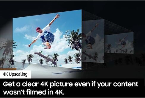 Samsung 98 Inch Class Crystal UHD 4K Smart TV with HDR, PurColor, Motion Xcelerator + HDMI Cable + Streaming Bundle + 24-Month CPS Protection in Saudi Arabia