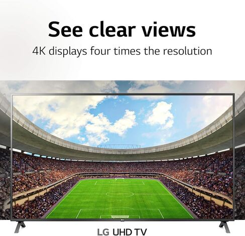 LG UN73 Series 55" Alexa Built-in, 4K UHD IPS Smart TV, Bluetooth Surround Ready, Apple Airplay 2, webOS with Magic Remote (55UN7300PUF, 2020) in Saudi Arabia