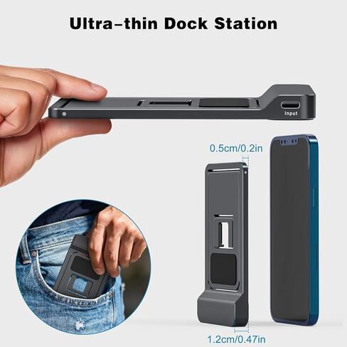 محطة إرساء تلفزيون Tendak Switch لجهاز Nintendo Switch، محطة إرساء تلفزيون محمولة تدعم وضع التلفزيون 4K / 60HZ، قاعدة تبديل قابلة للطي لنينتندو سويتش / Steam Deck / ROG Ally / الهاتف، لا تدعم Switch 2 in Kuwait