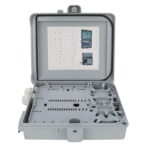 WALFRONT IP65 12 Core FTTH Fiber Optic Distribution Box Durable Indoor Outdoor, Efficient Cable Management & Versatile Installation for Home or Office in Saudi Arabia