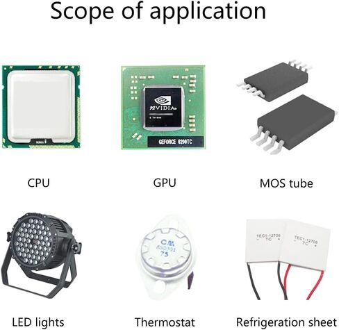 8 واط شحم حراري موصل سيليكون الجص بالوعة الحرارة مجمع لوحدة المعالجة المركزية BR7 2021 GPU إبرة أنبوب الشحوم in Kuwait