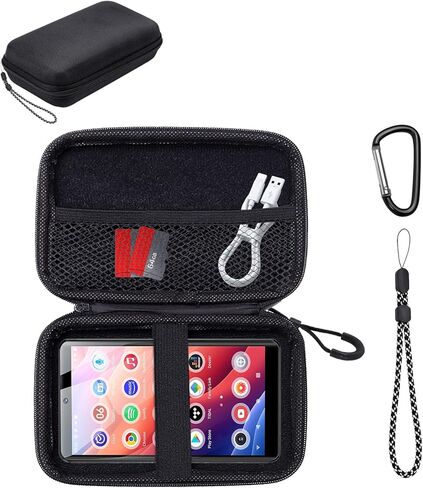 حقيبة حمل لمشغل MP3 Oilsky M502 - حقيبة حمل واقية ذات هيكل صلب، حقيبة تخزين محمولة للسفر مع حبل وحلقة تسلق | مضاد للخدوش والصدمات in Kuwait