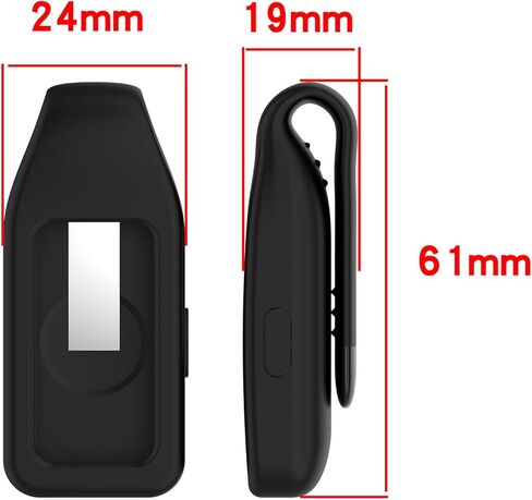 مشبك مشبك عالمي من Discool متوافق مع Xiaomi Band 10/9/8 حزام معصم بديل آمن مضاد للانزلاق، مشبك من مادة السيليكون الناعمة المتينة للسباحة والجري (أسود) in Kuwait