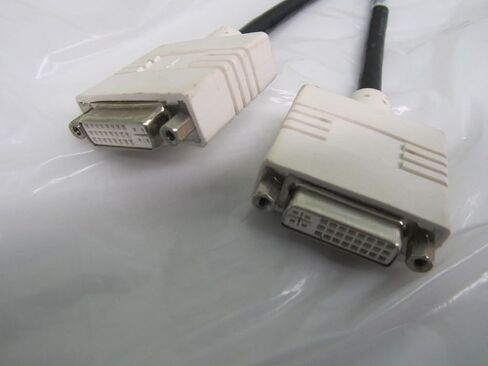 Generic Brand for GENUINE DELL 0J9256 0H9361 DMS-59 (M) to DUAL DVI-D (F) Y SPLITTER CABLE 10" in Kuwait