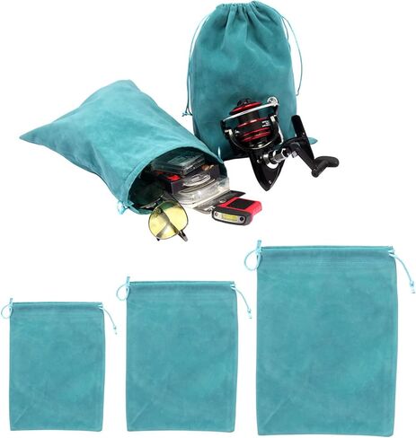 Portable Fishing Reel Protect Tackle Bag Wheel Accessory Drawstring Storage Pouches Storage Drawstring Protectors Pouch in Saudi Arabia