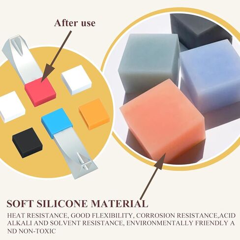 30 قطعة 5 ألوان من سدادات غطاء USB من النوع A المضادة للغبار، سدادة غبار USB ذكر من النوع A مع مجموعة تنظيف المنتجات الرقمية، غطاء حماية من السيليكون الناعم المضاد للغبار لـ USB A (30 قطعة) in Kuwait