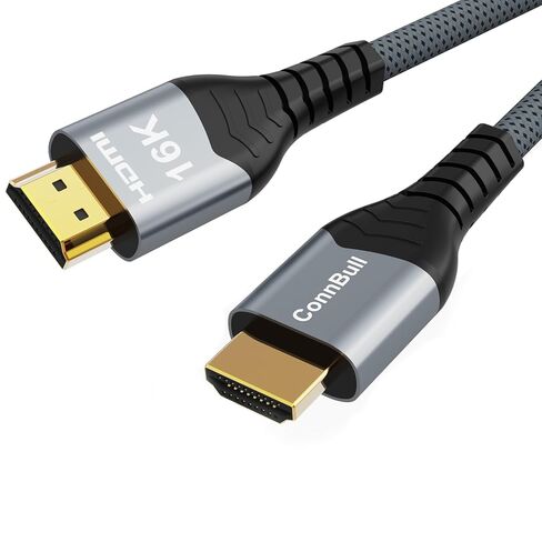 ConnBull 16K HDMI 2.2 Cable 6.6FT, 4K 240Hz 96Gbps Ultra High Speed eARC in Saudi Arabia