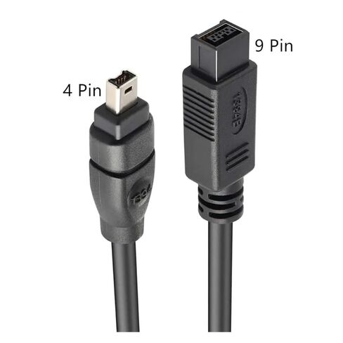 1394 كابل فاير واير 800 إلى 400 9Pin ذكر إلى 4Pin كابل 6ft/1.8m in Saudi Arabia
