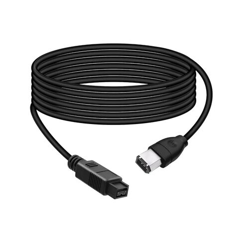 Firewire 1394 9 Pin Male to 6 Cable 6FT IEEE 800 إلى 400 إلى DV، الكاميرا، كاميرا الفيديو (3M) in Saudi Arabia