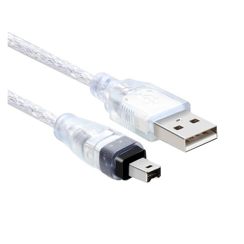 USB Male to Firewire IEEE 1394 4 Pin ILink Adapter Cord Firewire Cable for DCR-TRV75E DV Camera Cable 120cm 4ft in Kuwait