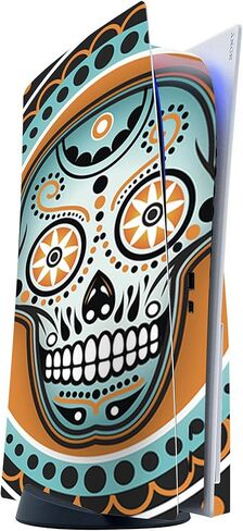 ITS A Skin Skins Compatible with Sony Playstation 5 Console Disc Edition - Protective Decal Overlay Stickers wrap Cover - Sugar Skull Day of The Dead in Saudi Arabia
