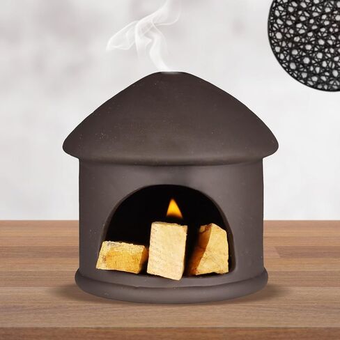 Multi-Functional Palo Santo Burner, Palo Santo Holder， Stick and Sage Smudging Bowl, Modern Incense Burner with Chimney, Ash Catcher, Suitable for Spiritual Rituals, Yoga, Meditation in Saudi Arabia