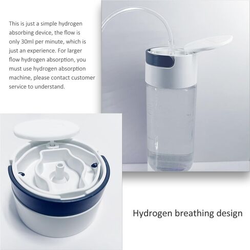 High Hydrogen Max 3000ppb Hydrogen Water Generator N117 SPE/PEM with Breath Inhalation Device Self-Cleaning Function(Q10-Black) in Saudi Arabia