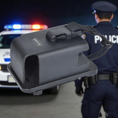 UAYESOK TC-3H MOLLE & Duty Belt Radio Holster Pouch، Universal TPU Police Police التكتيكية حقيبة حمل لـ Baofeng uv-5r uv32 Kenwood Motorola apx6000 APX 8000، مدمج وسريع الإصدار in Saudi Arabia