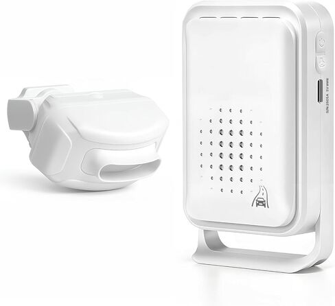 Driveway Alarm – 1200 ft Range Wireless Outdoor Motion Sensor, Dual-Tech PIR + Microwave, 17 Chimes, IP64 Weather-Resistant, Mute & Vibration (1 Receiver+ 1 Sensor) in Saudi Arabia
