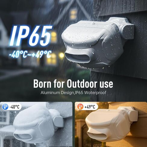 Driveway Alarm – 1200 ft Range Wireless Outdoor Motion Sensor, Dual-Tech PIR + Microwave, 17 Chimes, IP64 Weather-Resistant, Mute & Vibration (1 Receiver+ 1 Sensor) in Saudi Arabia