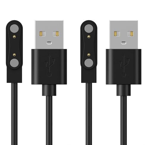 شاحن USB Mugust لشاحن الساعة الذكية Bark، كابل شحن مغناطيسي USB، 2 حزمة in Saudi Arabia