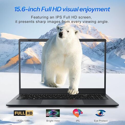 كمبيوتر محمول، ذاكرة وصول عشوائي 32 جيجابايت، 1 تيرابايت SSD، معالج 6500Y (Beats N5095، حتى 3.4 جيجا هرتز)، شاشة FHD IPS مقاس 15.6 بوصة، نوع C، HDMI، WiFi 5، BT 5.2، أجهزة كمبيوتر محمولة للطلاب، والأعمال التجارية، والسفر in Saudi Arabia