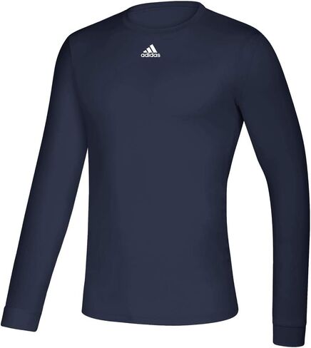 adidas Creator Long Sleeve Top - Men's Training 3XL Coffee/White in Saudi Arabia