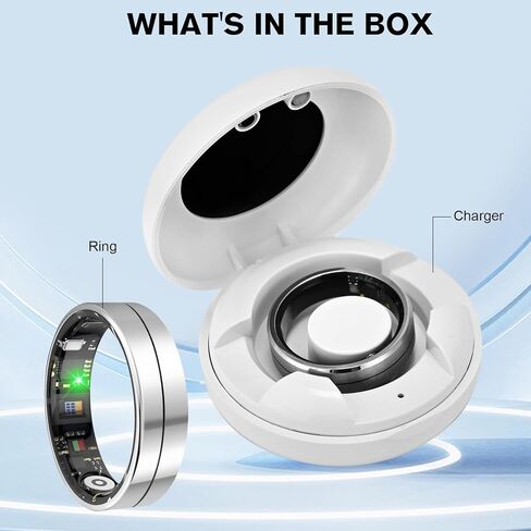 مجموعة حلقات الصحة الذكية KppeX-X1 - مراقبة النوم أثناء الليل - معدل ضربات القلب - IP68 مقاوم للماء لتسجيل التمارين الرياضية - خلاط بدون رسوم اشتراك # لون فولاذي (X1-12#) in Kuwait