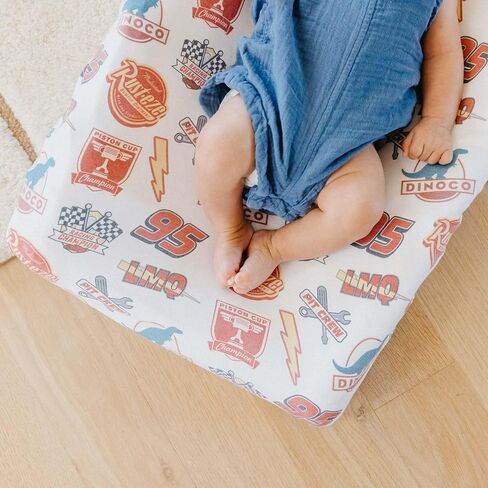 Disney Pixar Bumper Stickers Premium Diaper Changing Pad Cover in Saudi Arabia