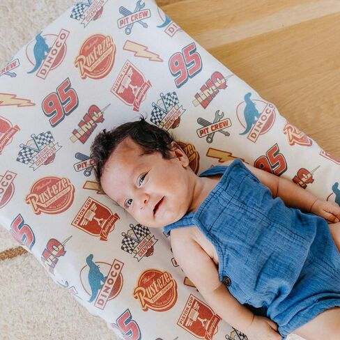 Disney Pixar Bumper Stickers Premium Diaper Changing Pad Cover in Saudi Arabia