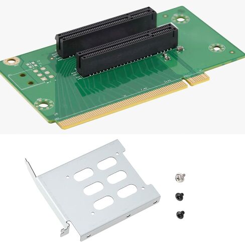 دعامة محول القرص الصلب للكمبيوتر مع براغي متوافقة مع محول فتحة HDD مقاس 2.5/3.5 بوصة إلى PCI PCI-E in Kuwait