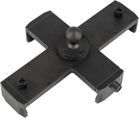 حامل كمبيوتر لوحي عالمي شديد التحمل من Bulletpoint Mounting Solutions مع كرة مدمجة مقاس 20 مم متوافقة مع أجهزة Apple iPad وSamsung اللوحية in Saudi Arabia
