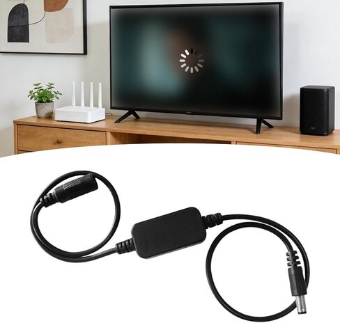 كابل إعادة تشغيل جهاز التوجيه، قابس خط إعادة التشغيل التلقائي وإمداد جهاز إعادة ضبط المودم، مادة PVC مناسبة لورشة العمل المنزلية والمكتبية، 30 سم in Kuwait