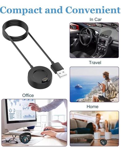 متوافق مع شاحن ساعة Garmin 165، كابل شحن للساعة الذكية Forerunner 965 955 945 935 745 265 255 55، Instinct E 2 3، Quatix 8 7 6 5 in Kuwait