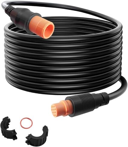 كابل تمديد محول 30FT 12Pin متوافق مع Garmin XID Xdcr يستبدل 010-11617-42 in Kuwait